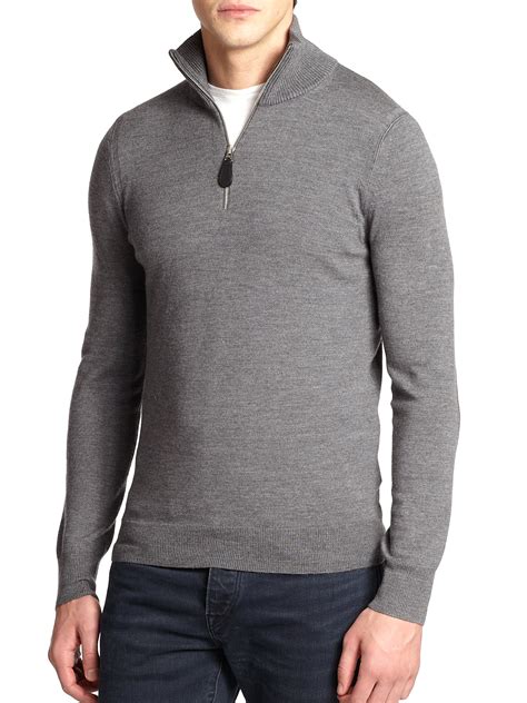 burberry cardigan men|burberry men's pullover half zip.